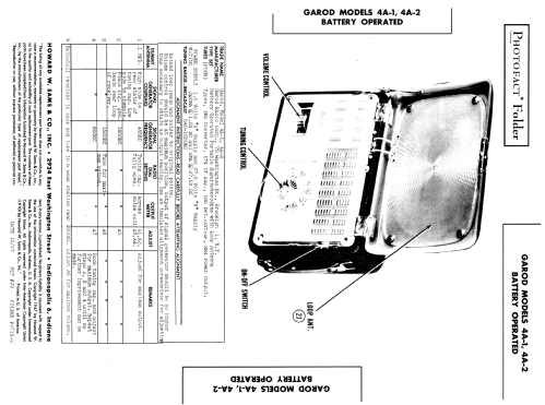 Portable Radio Model 4A1; Garod Radio Corp.; (ID = 914353) Radio