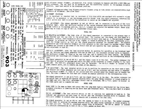 903P5 ; Garod Radio Corp.; (ID = 388123) Radio