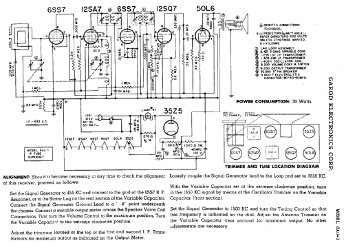 The Commander 6AU-1; Garod Radio Corp.; (ID = 386891) Radio