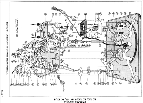 Phono Chassis Ch= RC 121; Garrard Eng. & Mfg. (ID = 1847598) R-Player