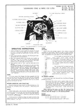 RC-50; Garrard Eng. & Mfg. (ID = 2939500) Enrég.-R