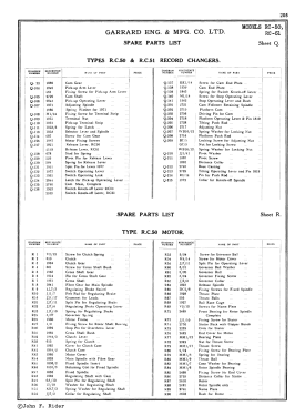 RC-50; Garrard Eng. & Mfg. (ID = 2939508) Enrég.-R