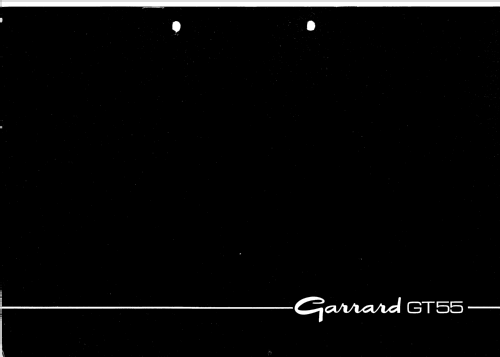 Turntable GT55; Garrard Eng. & Mfg. (ID = 1731444) R-Player