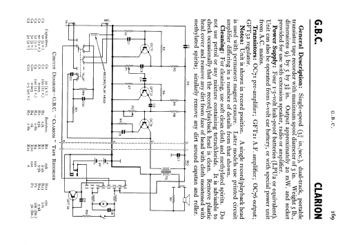 Clarion ; GBC Electronic (ID = 720956) Enrég.-R