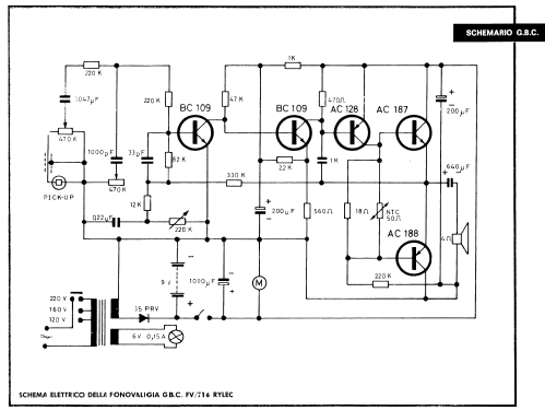 Fonovaligia Rylec FV/716; GBC; Milano (ID = 3145355) Sonido-V