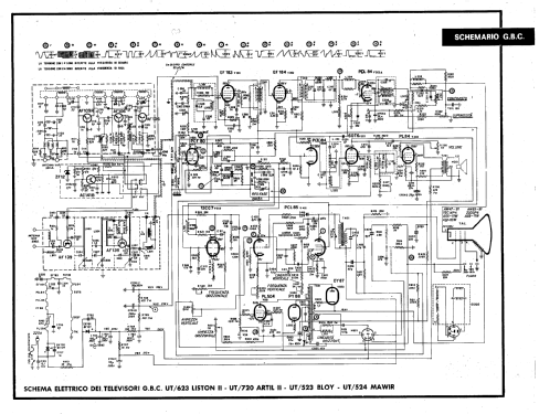 Liston II UT/623; GBC; Milano (ID = 2752006) Televisore