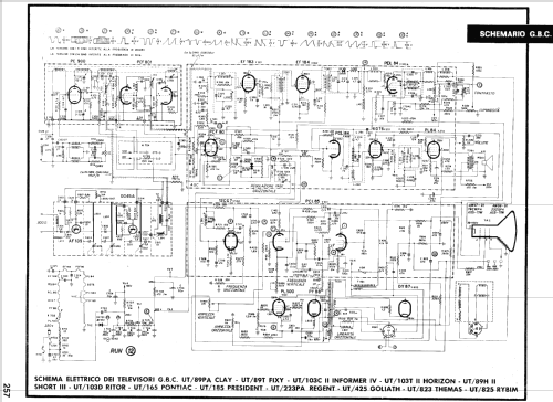 Rybim UT/825; GBC; Milano (ID = 1064482) Television