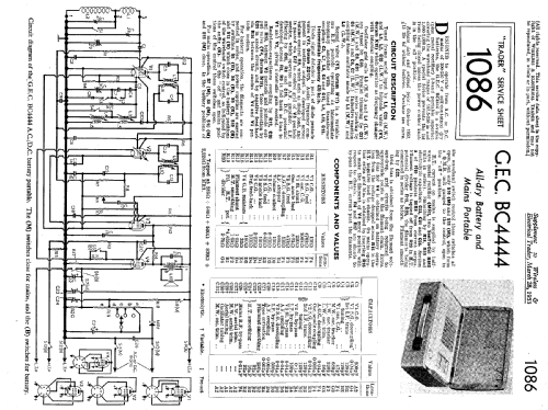 BC4444; GEC, General (ID = 1020104) Radio