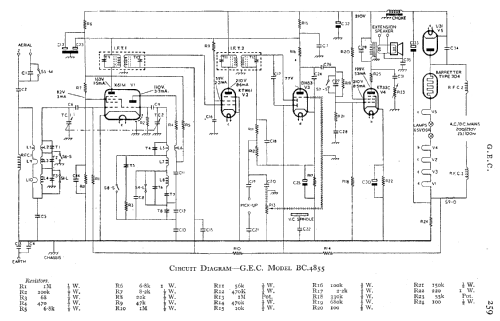 BC4855; GEC, General (ID = 526113) Radio