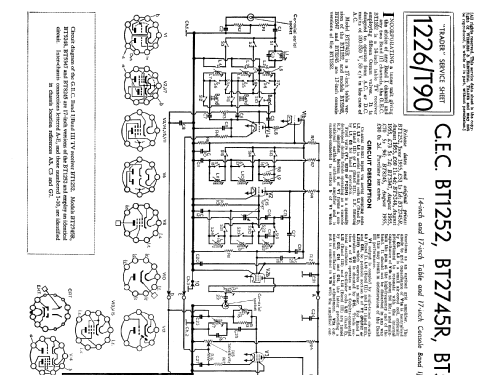 BT1252; GEC, General (ID = 1031764) Television