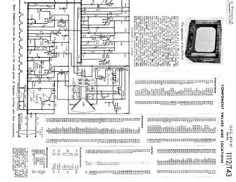 BT4544; GEC, General (ID = 1026619) Television