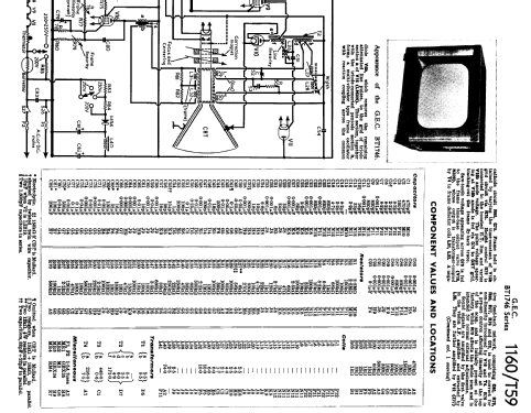 BT4743; GEC, General (ID = 1052210) Television