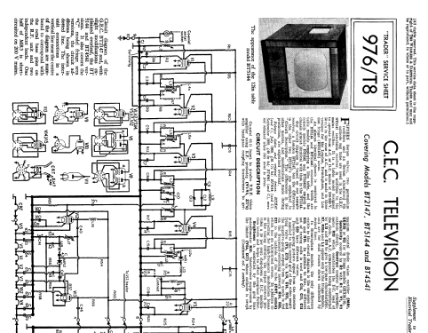 BT5144; GEC, General (ID = 2278977) Television