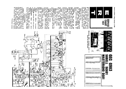 G983; GEC, General (ID = 1338209) Radio