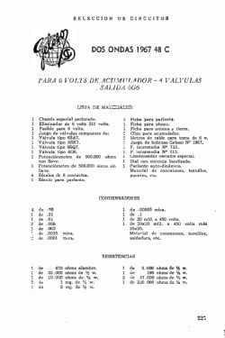 1967 48C; Geloso Argentina; (ID = 2931278) Radio