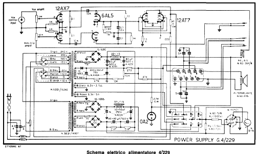 Alimentatore G4-229; Geloso SA; Milano (ID = 227504) Aliment.