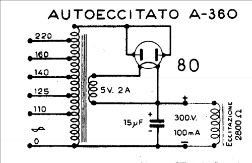 Altoparlante A360; Geloso SA; Milano (ID = 397514) Speaker-P