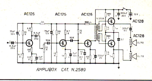 Amplibox N.2589; Geloso SA; Milano (ID = 2470137) Ampl/Mixer