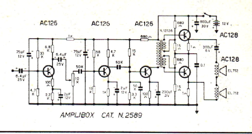 Amplibox 2589; Geloso SA; Milano (ID = 2470137) Verst/Mix