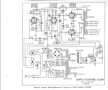 Amplificatore di potenza G234-HF; Geloso SA; Milano (ID = 220488) Ampl/Mixer