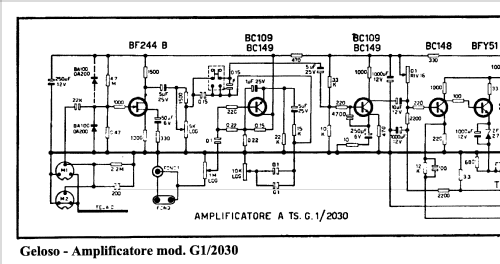 Amplificatore G1/2030; Geloso SA; Milano (ID = 407473) Ampl/Mixer