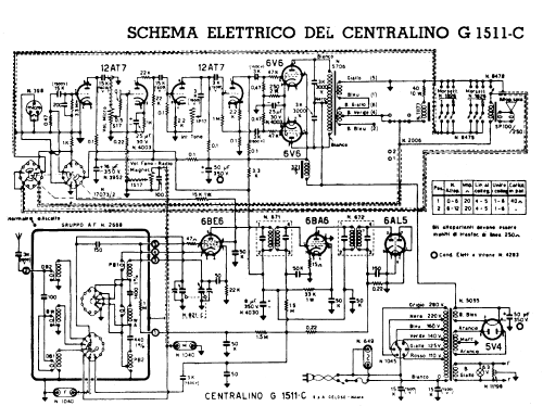 Centralino G1511C; Geloso SA; Milano (ID = 295813) Radio