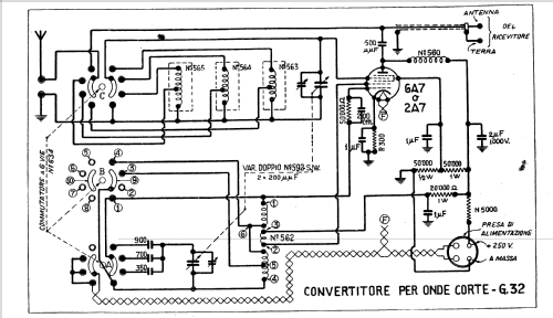 Converter G32; Geloso SA; Milano (ID = 389158) Radio part