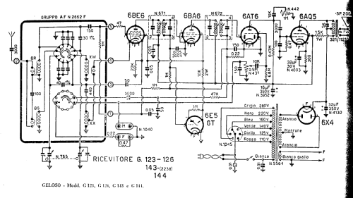 G126A; Geloso SA; Milano (ID = 891159) Radio