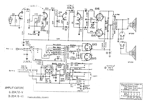 G204V; Geloso SA; Milano (ID = 891014) Ampl/Mixer