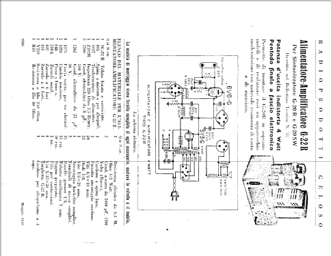 G20; Geloso SA; Milano (ID = 891075) Ampl/Mixer