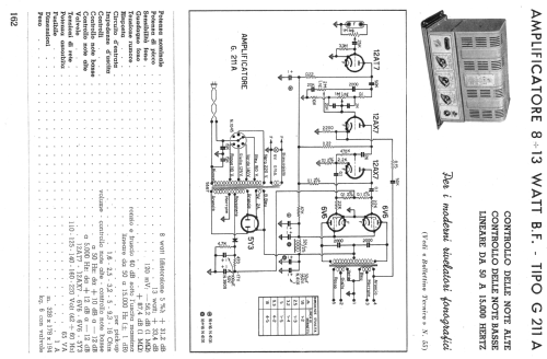 G211A; Geloso SA; Milano (ID = 143709) Ampl/Mixer