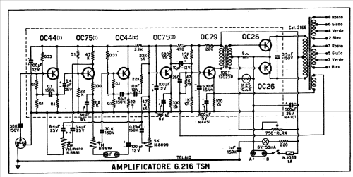 G216TSN; Geloso SA; Milano (ID = 395865) Ampl/Mixer