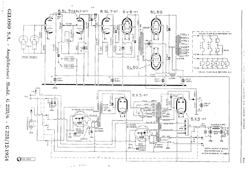 G228/12; Geloso SA; Milano (ID = 890996) Ampl/Mixer