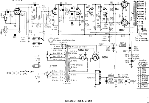 G261-A; Geloso SA; Milano (ID = 891050) Ampl/Mixer