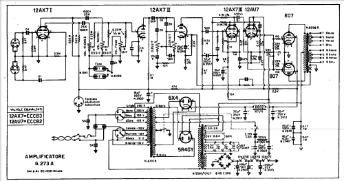 G273-A; Geloso SA; Milano (ID = 385863) Ampl/Mixer