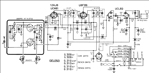 G309B; Geloso SA; Milano (ID = 262340) Radio