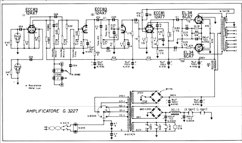 G3227-A; Geloso SA; Milano (ID = 360912) Ampl/Mixer