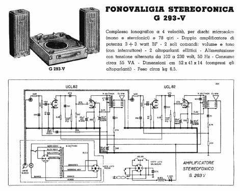 Fonovaligia Sterefonica G 293-V; Geloso SA; Milano (ID = 2064733) R-Player