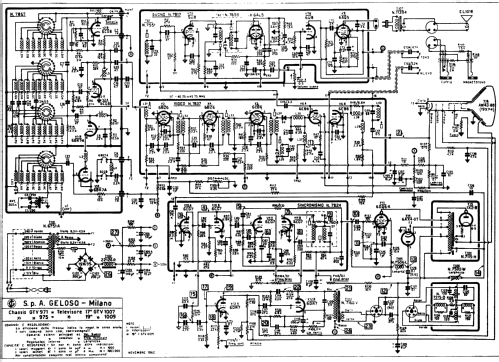 GTV1009 Ch= GTV975; Geloso SA; Milano (ID = 403158) Televisore