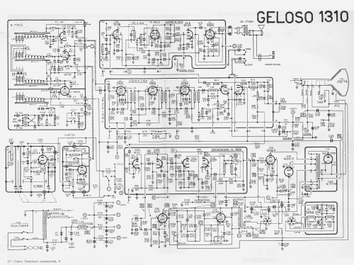GTV 1310; Geloso SA; Milano (ID = 2795330) Televisore