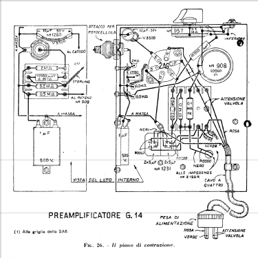 preamplificatore per fotocellula G14; Geloso SA; Milano (ID = 389893) Misc