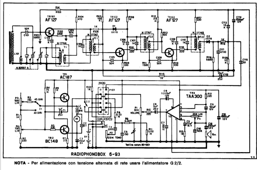 Radiophonobox G6/93; Geloso SA; Milano (ID = 384623) R-Player