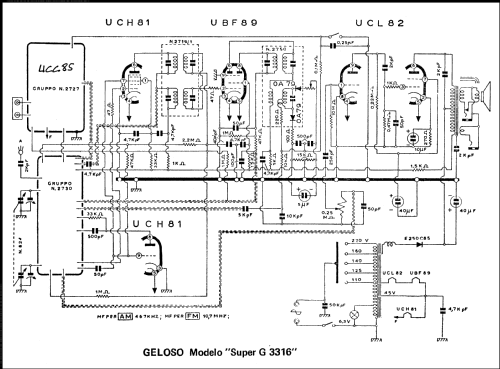 Sideral G-3316; Geloso SA; Milano (ID = 1409153) Radio