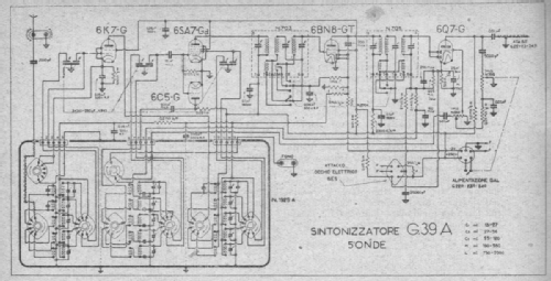 Sintonizzatore G39A; Geloso SA; Milano (ID = 2593015) Radio