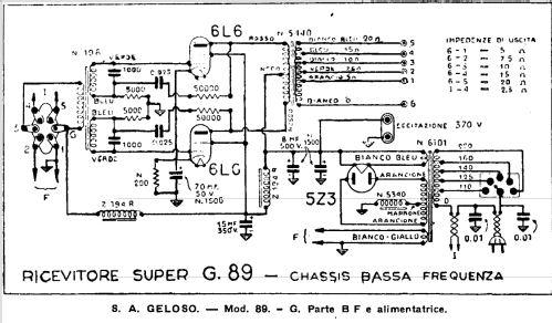 Super G89; Geloso SA; Milano (ID = 384759) Radio