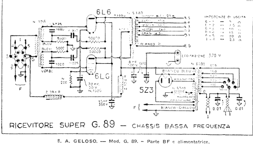 Super G89; Geloso SA; Milano (ID = 891138) Radio