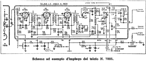 Telaio I.F. Video 7805; Geloso SA; Milano (ID = 1994414) Adapteur