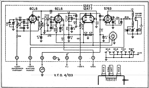 VFO G-4/103; Geloso SA; Milano (ID = 239814) Amateur-D