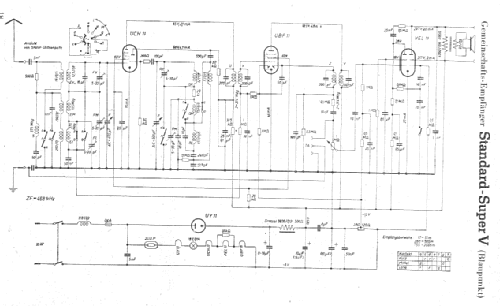 Standard-Super V; Gemeinschaftserzeugn (ID = 4579) Radio