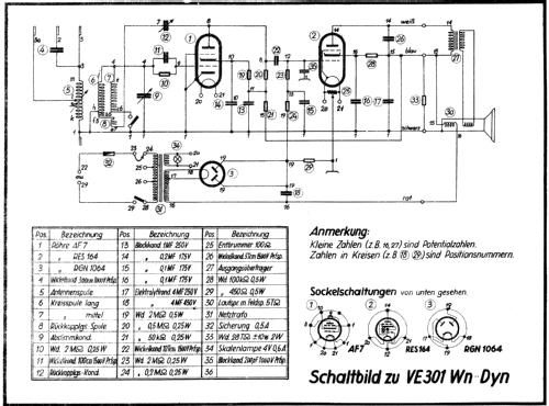 Volksempfänger VE301 Dyn W; Gemeinschaftserzeugn (ID = 399621) Radio